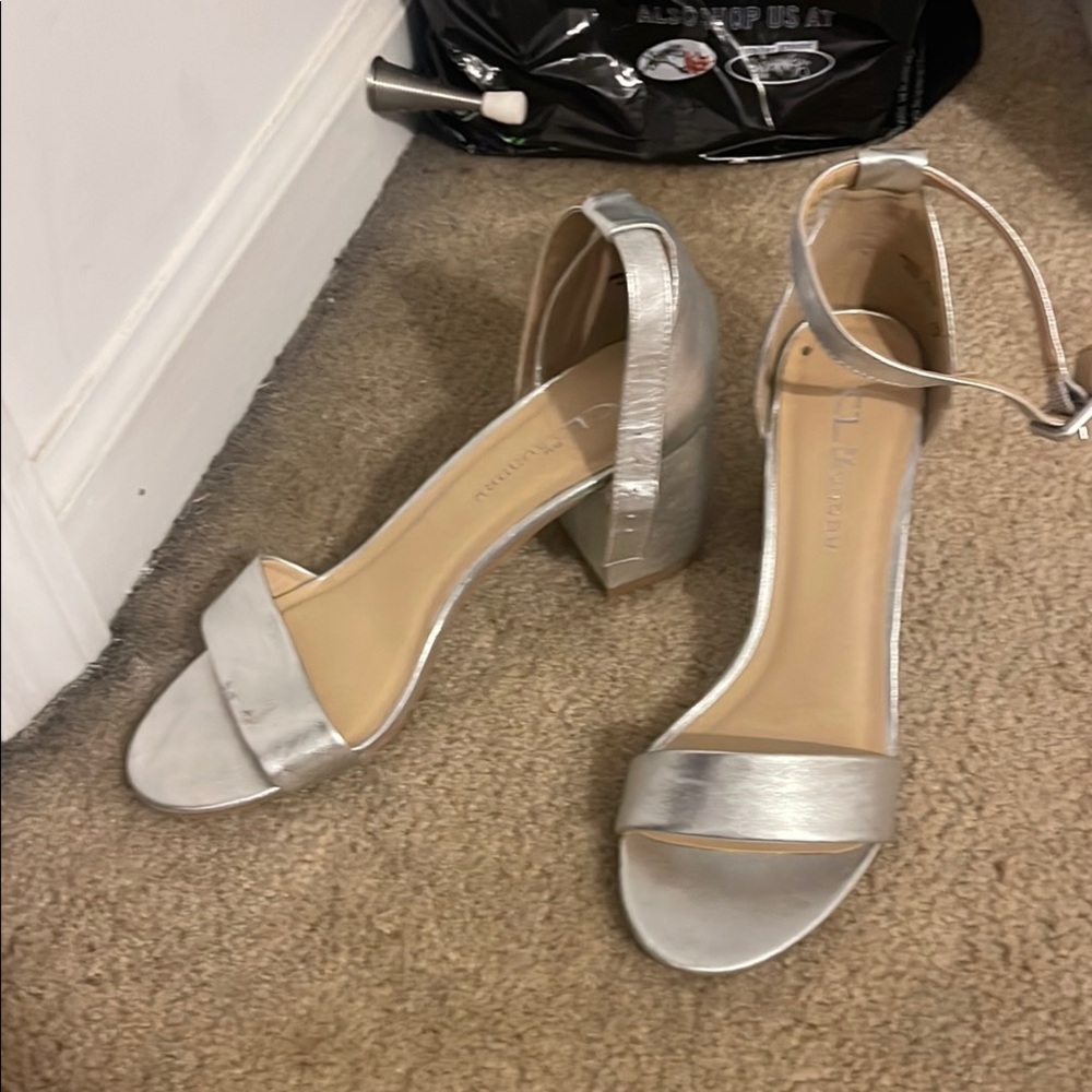 Silver Women's Heels